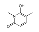6-hydroxy-1,5-dimethylpyridin-2-one结构式