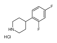 4-(2,4-DIFLUOROPHENYL)PIPERIDINE HYDROCHLORIDE Structure