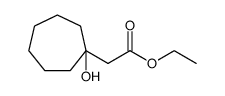 Cycloheptaneacetic acid, 1-hydroxy-, ethyl ester结构式