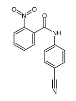 N-(4-cyanophenyl)-2-nitrobenzamide结构式