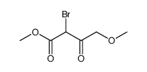 Butanoic acid, 2-bromo-4-methoxy-3-oxo-, methyl ester Structure