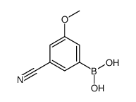 3-氰基-5-甲氧基-苯硼酸结构式