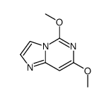 5,7-dimethoxyimidazo[1,2-c]pyrimidine结构式