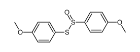 S-4-methoxyphenyl 4-methoxybenzenesulfinothioate结构式