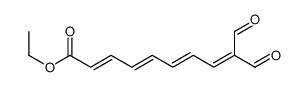 ethyl 9-formyl-10-oxodeca-2,4,6,8-tetraenoate Structure