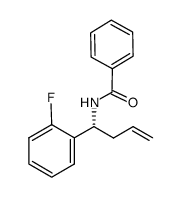 N-((R)-1-(2-fluorophenyl)but-3-enyl)benzamide Structure