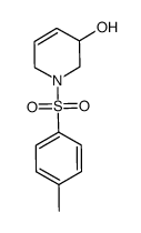 (+/-)-N-p-toluenesulfonyl-5-hydroxy-3-piperidene Structure