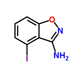 4-Iodo-1,2-benzoxazol-3-amine结构式