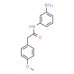 N-(3-Aminophenyl)-2-(4-methoxyphenyl)acetamide Structure