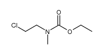 ethyl N-(2-chloroethyl)-N-methylcarbamate结构式