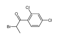2-bromo-1-(2,4-dichloro-phenyl)-propane-1-one Structure