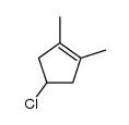 4-Chloro-1,2-dimethylcyclopentene Structure