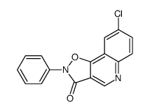 8-chloro-2-phenyl-[1,2]oxazolo[4,5-c]quinolin-3-one结构式