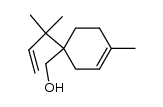 4-methyl-1-(1,1-dimethyl-2-propenyl)-(1-hydroxymethyl)-3-cyclohexene Structure