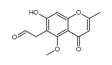 (7-hydroxy-5-methoxy-2-methyl-4-oxo-4H-chromen-6-yl)-acetaldehyde结构式