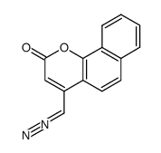 4-diazomethyl-2H-naphtho<1,2-b>pyran-2-one Structure