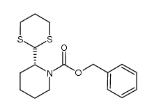 benzyl (R)-2-([1,3]dithian-2-yl)piperidine-1-carboxylate结构式