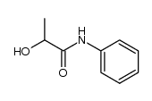 2-Hydroxy-N-phenylpropionamide结构式