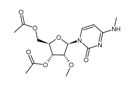 3',5'-di-O-acetyl-N4,2'-O-dimethylcytidine Structure