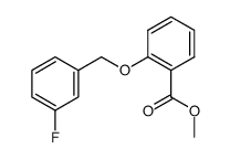 methyl 2-(3-fluorobenzyloxy)benzoate Structure