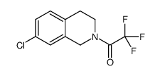 1-(7-chloro-3,4-dihydroisoquinolin-2(1H)-yl)-2,2,2-trifluoroethanone Structure