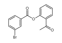 2-acetylphenyl 3-bromobenzoate结构式