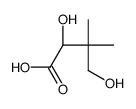 (2S)-2,4-dihydroxy-3,3-dimethylbutanoic acid结构式