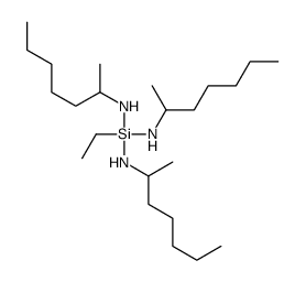 N-[ethyl-bis(heptan-2-ylamino)silyl]heptan-2-amine结构式