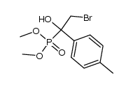 dimethyl (2-bromo-1-hydroxy-1-(p-tolyl)ethyl)phosphonate Structure