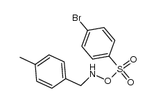 O-p-Bromphenylsulfonyl-p-methylbenzylhydroxylamin Structure