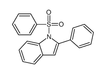 1-(benzenesulfonyl)-2-phenylindole Structure