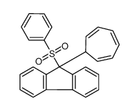 9-(7-cycloheptatrienyl)-9-(phenylsulfonyl)fluorene结构式