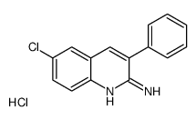 2-Amino-6-chloro-3-phenylquinoline hydrochloride结构式