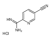 5-cyanopyridine-2-carboximidamide,hydrochloride Structure