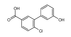 4-chloro-3-(3-hydroxyphenyl)benzoic acid结构式