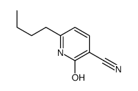 6-butyl-2-oxo-1H-pyridine-3-carbonitrile结构式