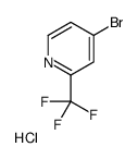 4-bromo-2-(trifluoromethyl)pyridine,hydrochloride结构式