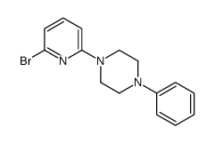 1-(6-bromopyridin-2-yl)-4-phenylpiperazine结构式