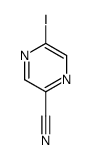 5-iodopyrazine-2-carbonitrile结构式