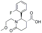 (2R,3R)-2-(2-FLUORO-PHENYL)-1-(2-METHOXY-ETHYL)-6-OXO-PIPERIDINE-3-CARBOXYLIC ACID Structure