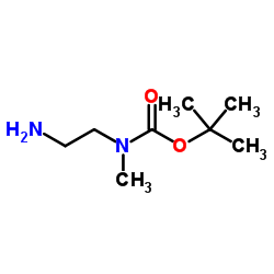2-Methyl-2-propanyl (2-aminoethyl)methylcarbamate Structure