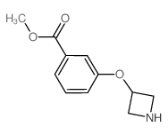 Methyl 3-(3-azetidinyloxy)benzoate Structure