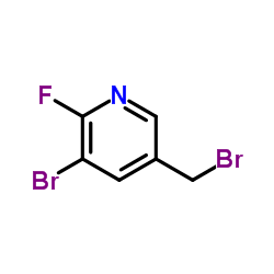 3-Bromo-5-(bromomethyl)-2-fluoropyridine Structure