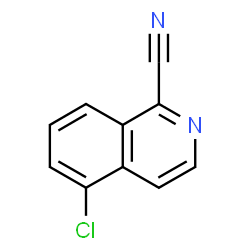 5-chloroisoquinoline-1-carbonitrile Structure
