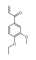 1-(4-ethoxy-3-methoxyphenyl)prop-2-en-1-one结构式
