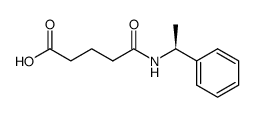 (S)-5-oxo-5-((1-phenylethyl)amino)pentanoic acid Structure