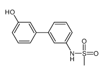 N-[3-(3-hydroxyphenyl)phenyl]methanesulfonamide Structure