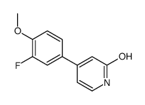 4-(3-fluoro-4-methoxyphenyl)-1H-pyridin-2-one Structure