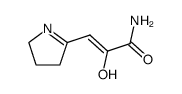 (Z)-3-(3,4-Dihydro-2H-pyrrole-5-yl)-2-hydroxypropenamide Structure