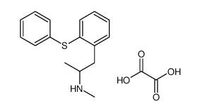 N-methyl-1-(2-phenylsulfanylphenyl)propan-2-amine,oxalic acid Structure